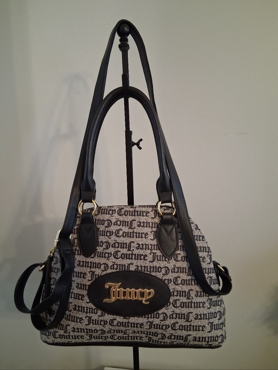 Juicy Couture Handbags - Juicy Couture Black & Gray Satchel Purse